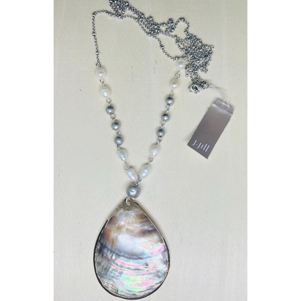 J Jill necklace, j Jill jewelry, Shell, jewelry, pearl, jewelry, abalone